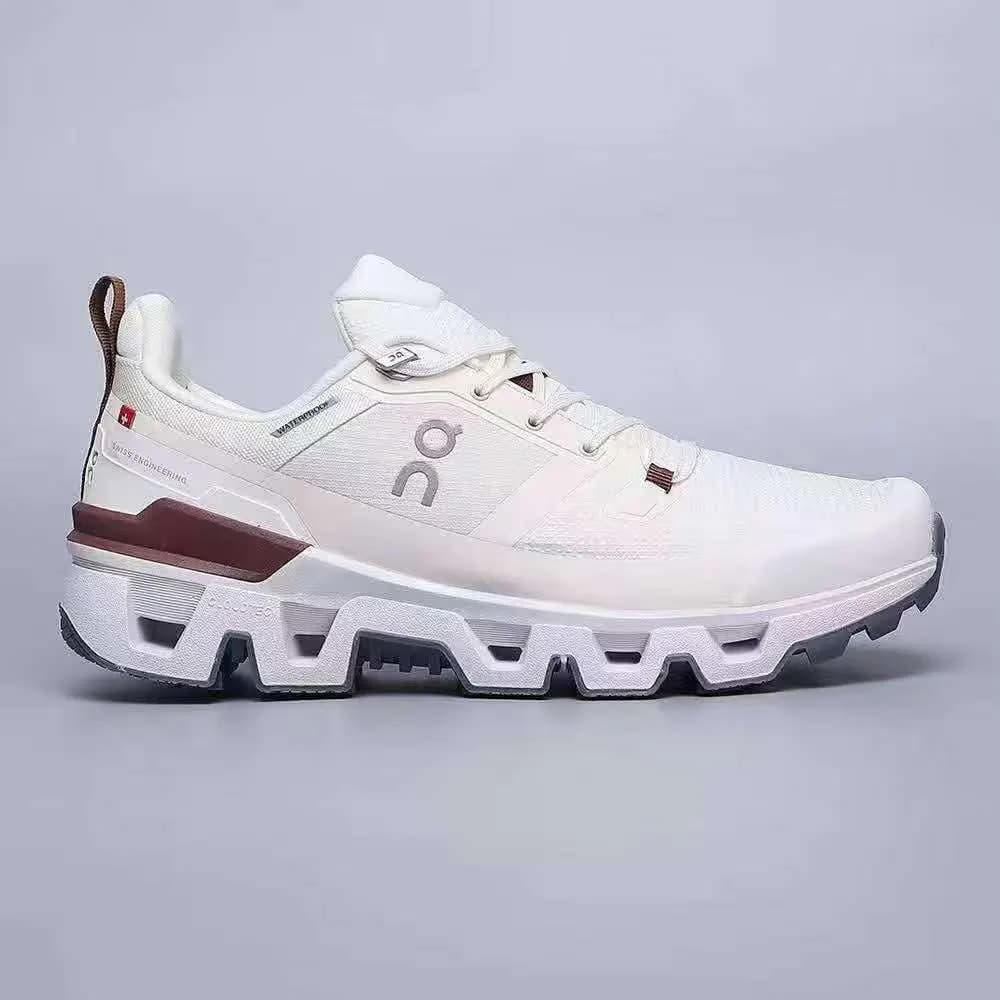 On Sneaker in White - side view