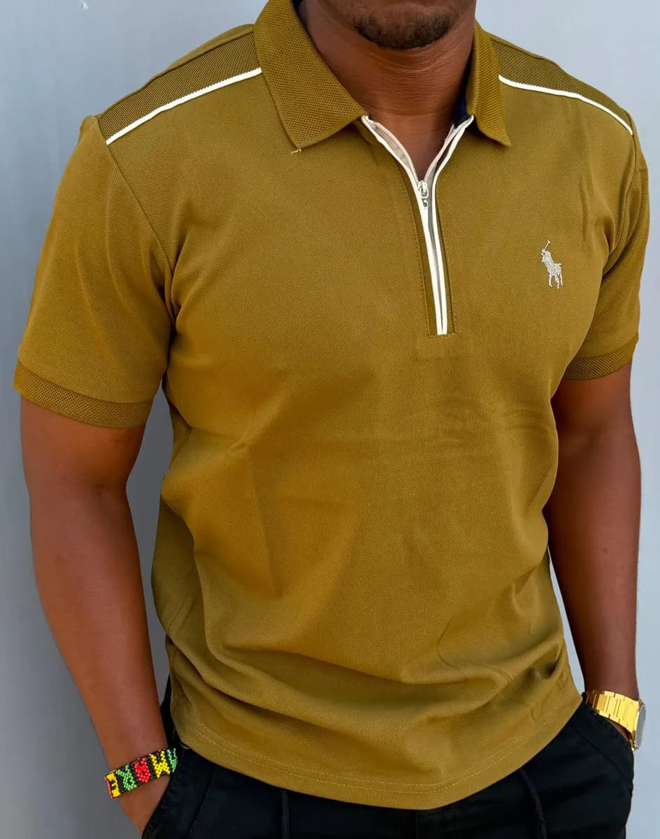 Polo Ralph Lauren Polo Shirt in Yellow - side view
