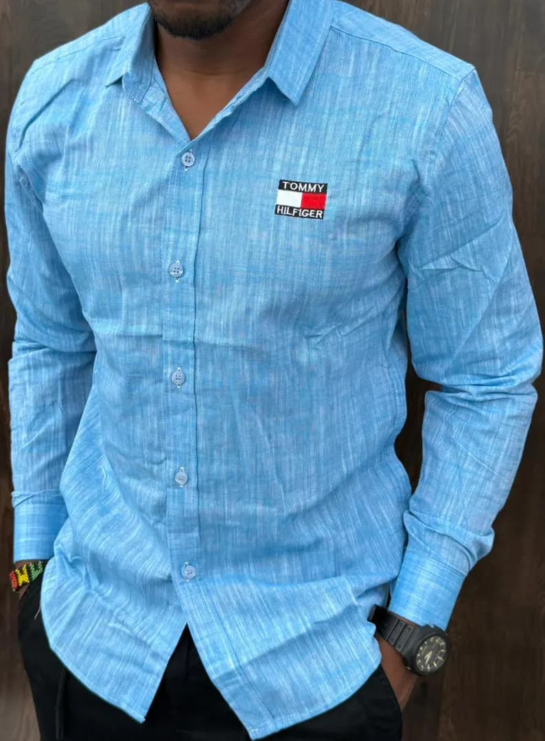 Tommy Hilfiger Long-Sleeve Shirt in Blue