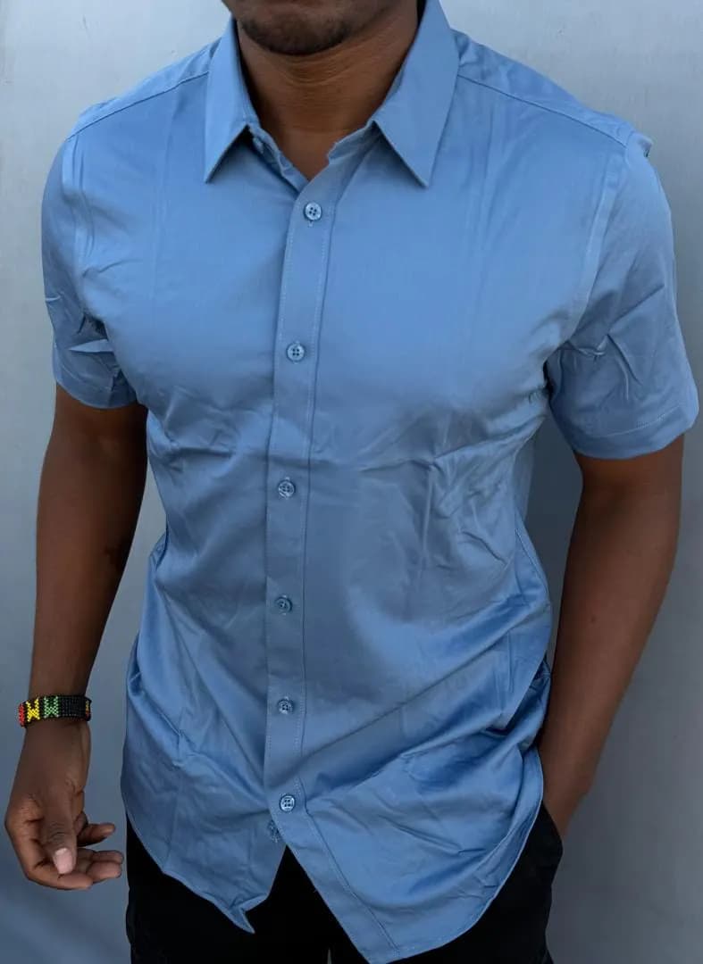 Shirt in Blue 2 - side view
