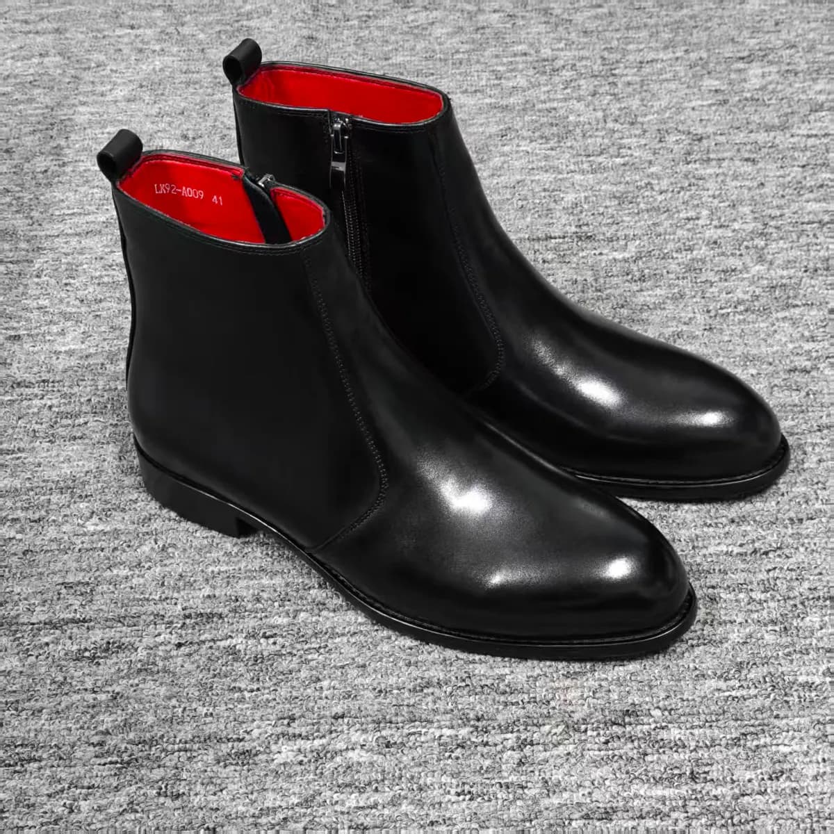 Official Boots in Black 2 - side view