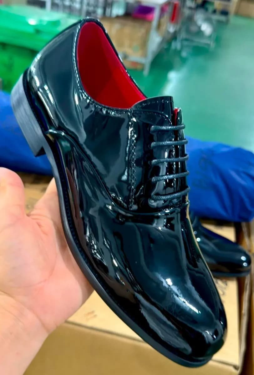 Clarks Official Shoe in Black 3 - side view