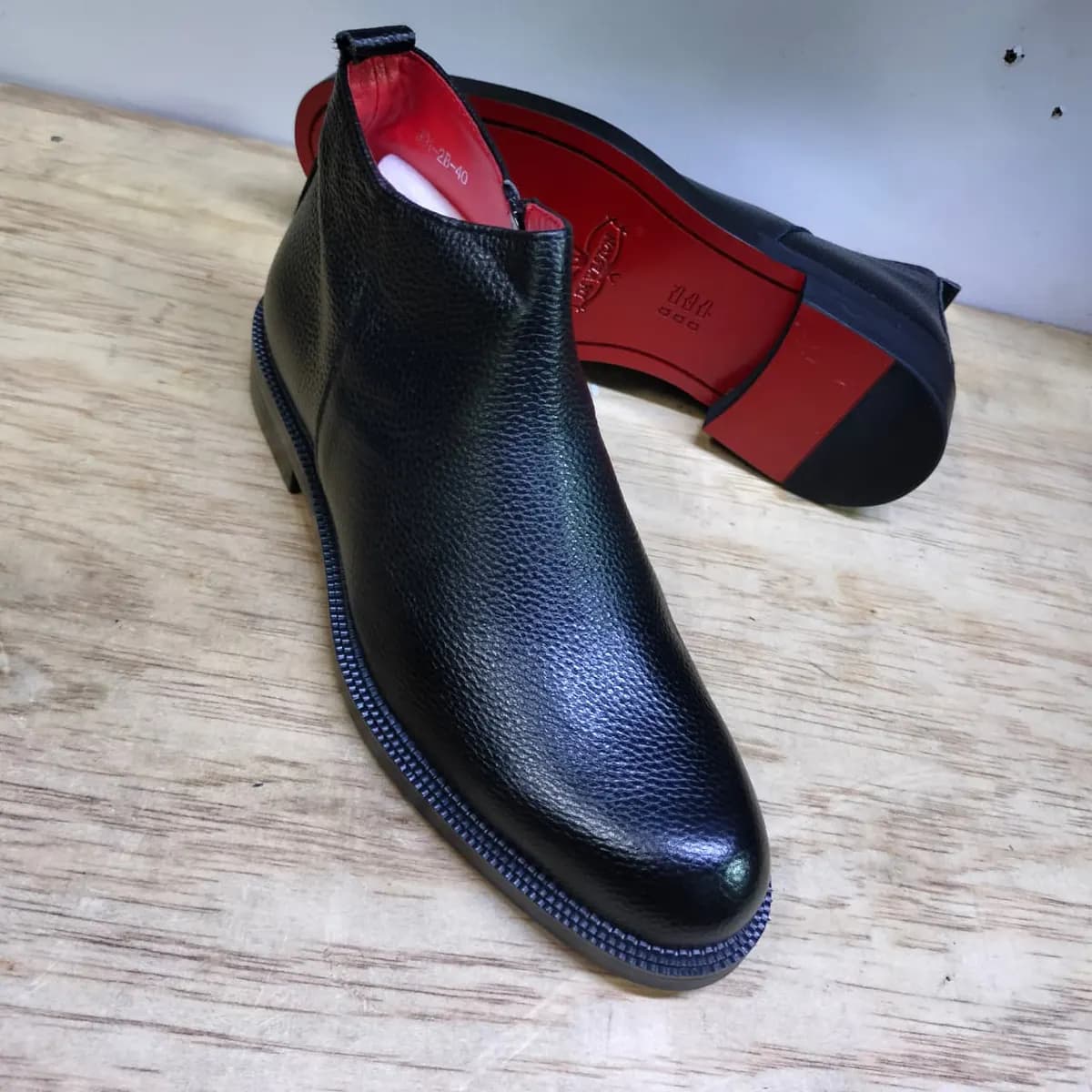 Official Boots in Black 2 - side view