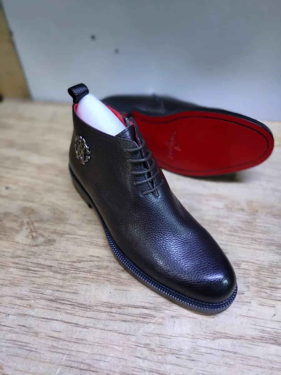 Official Boots in Black 5 - side view