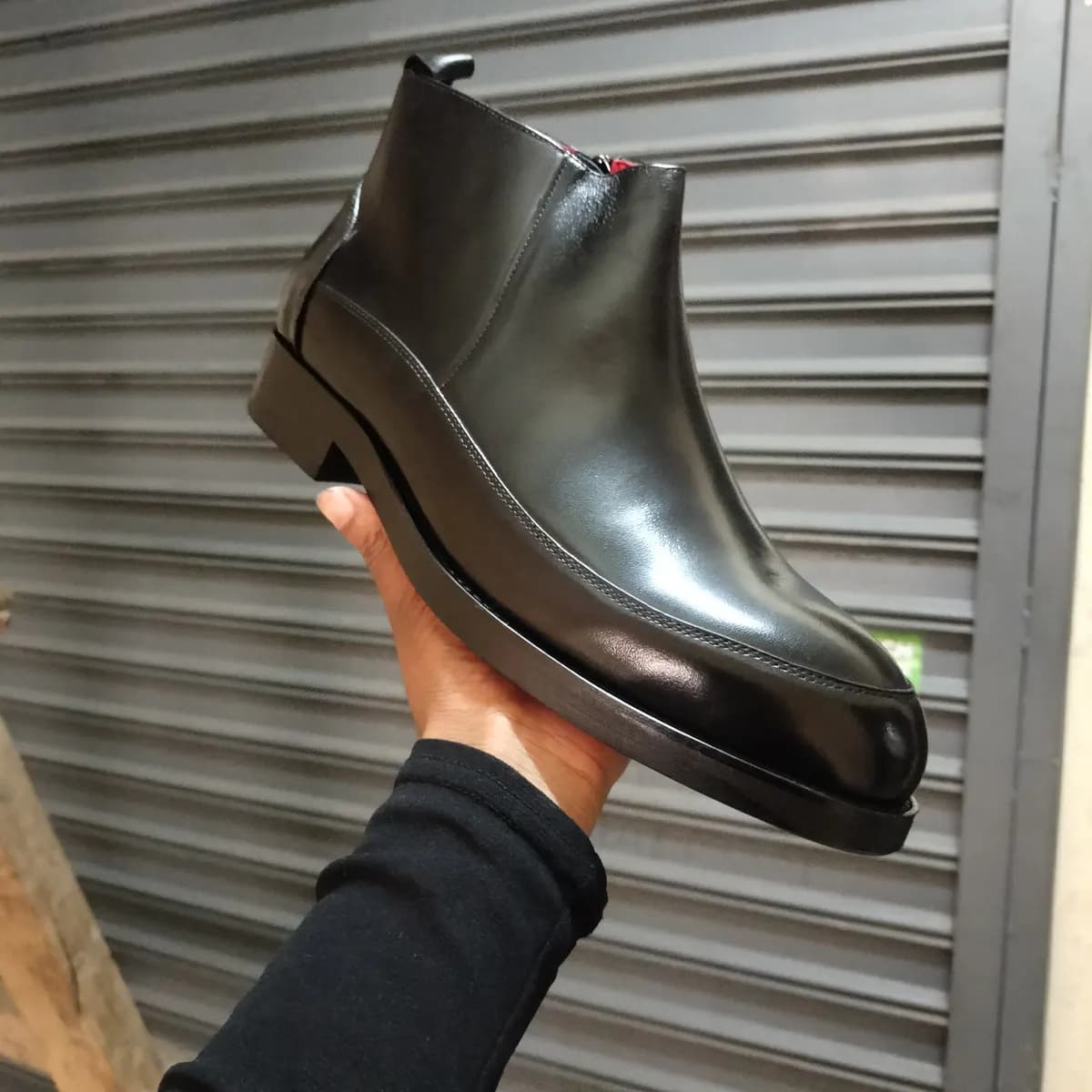 Official Boots in Black 6 - side view