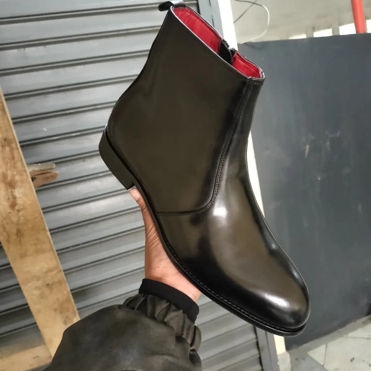 Official Boots in Black 3 - side view