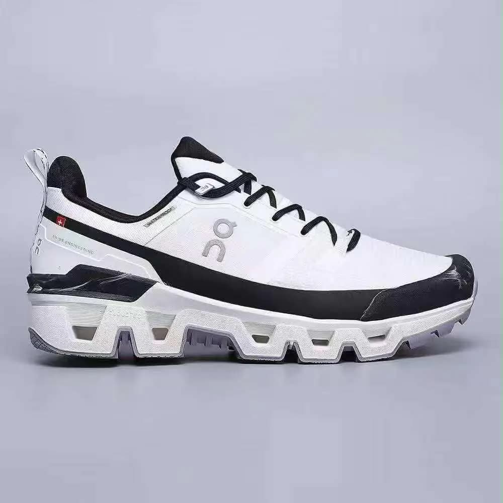 On Sneaker in White - side view
