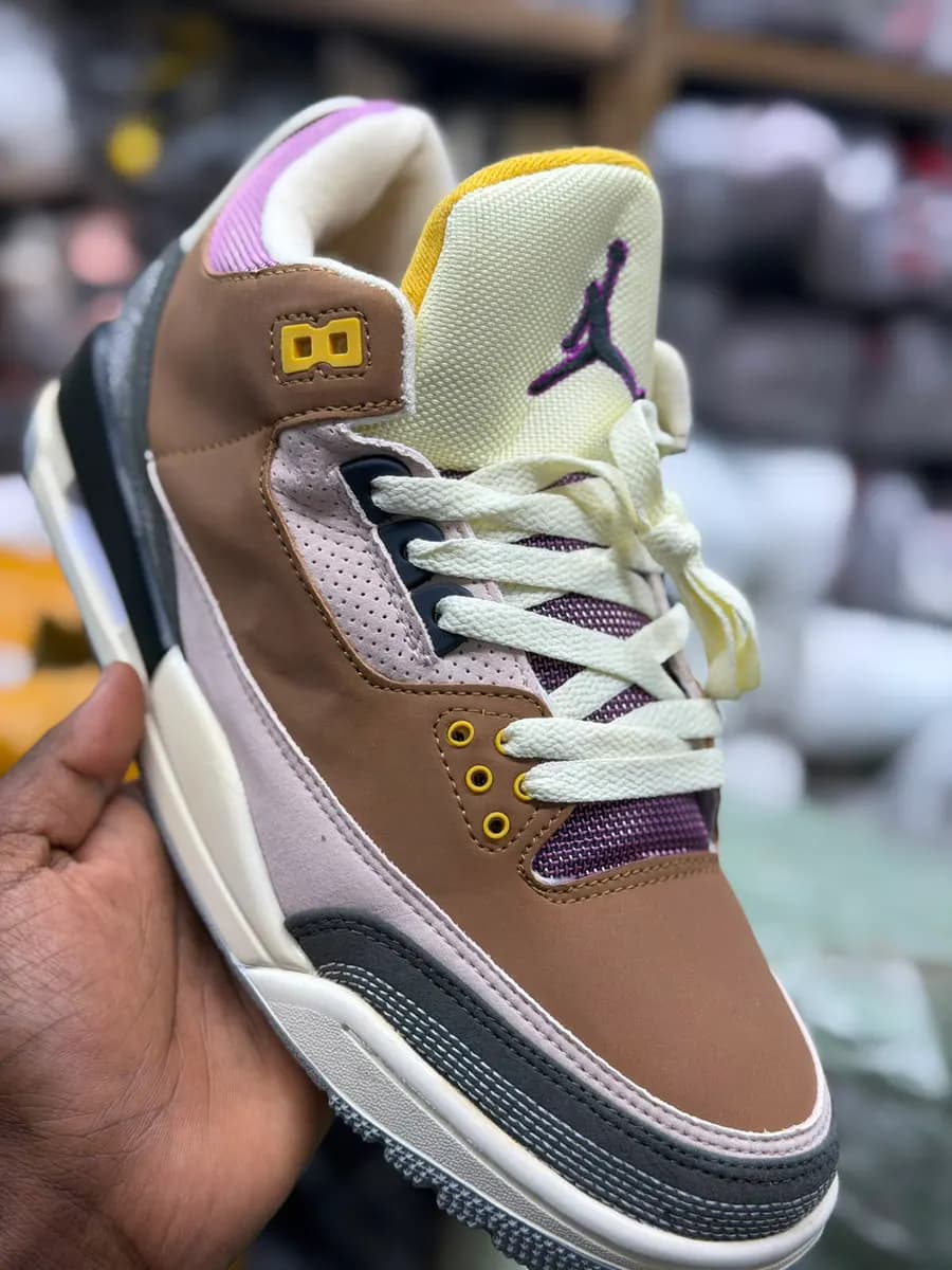 Jordan Sneaker in Olive - side view