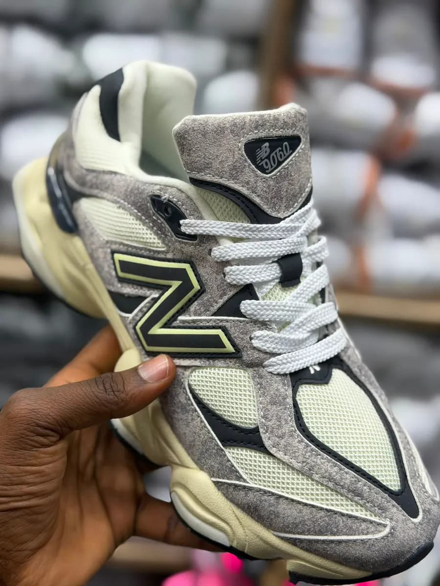 New Balance 9060 in Grey 2 - side view
