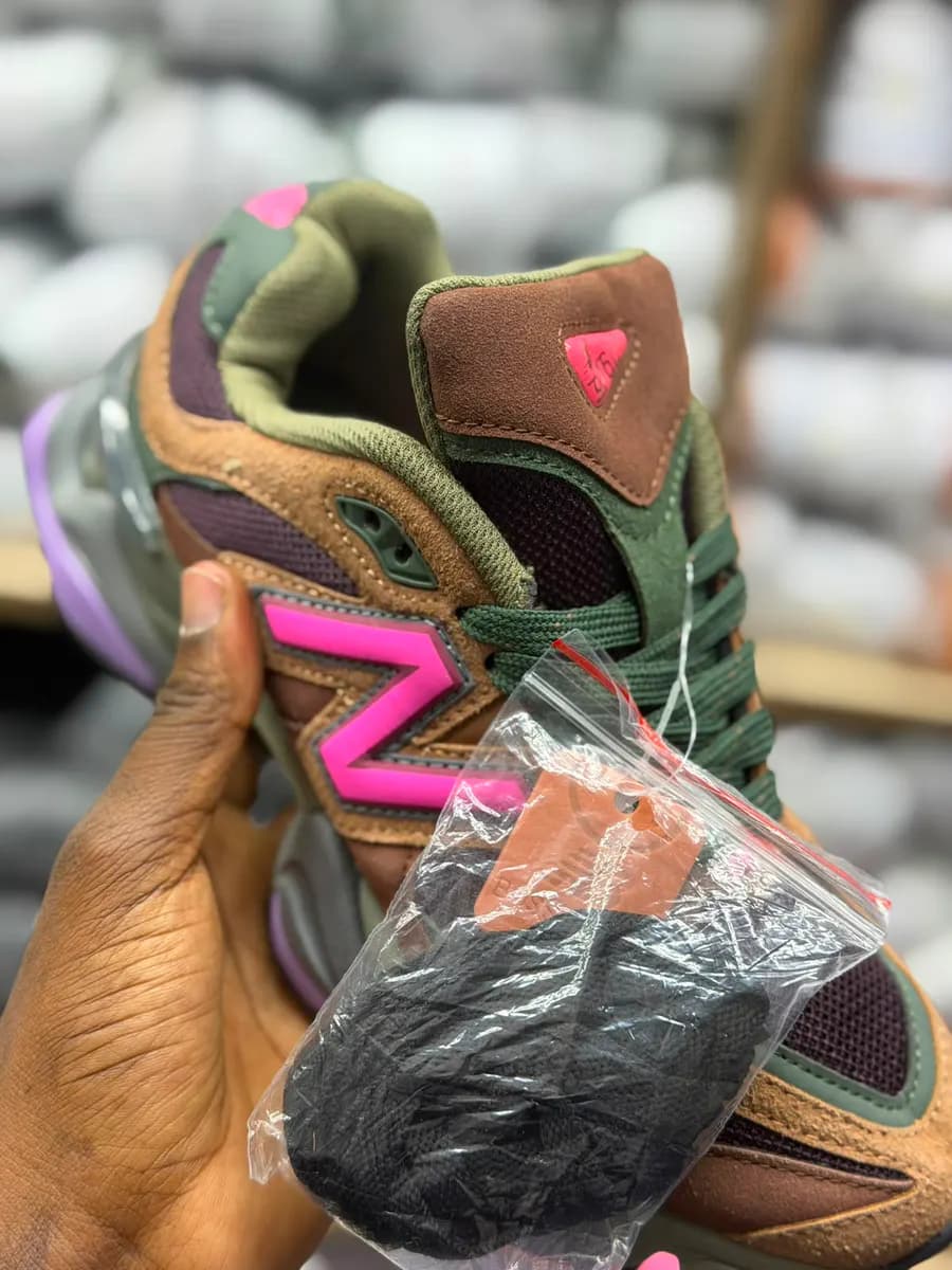 New Balance 9060 in Brown 2 - side view