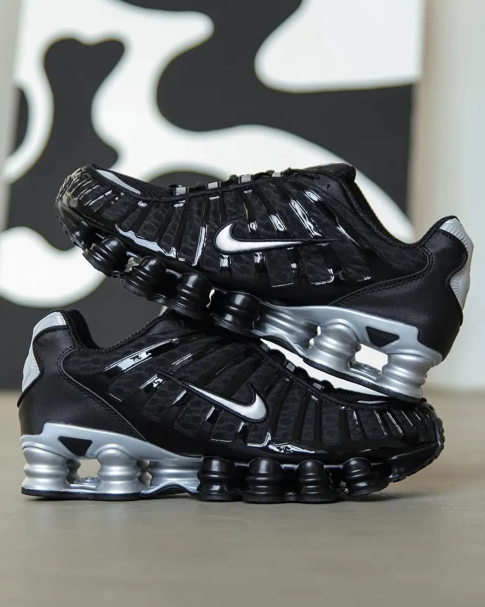Nike Sneaker in Silver - side view