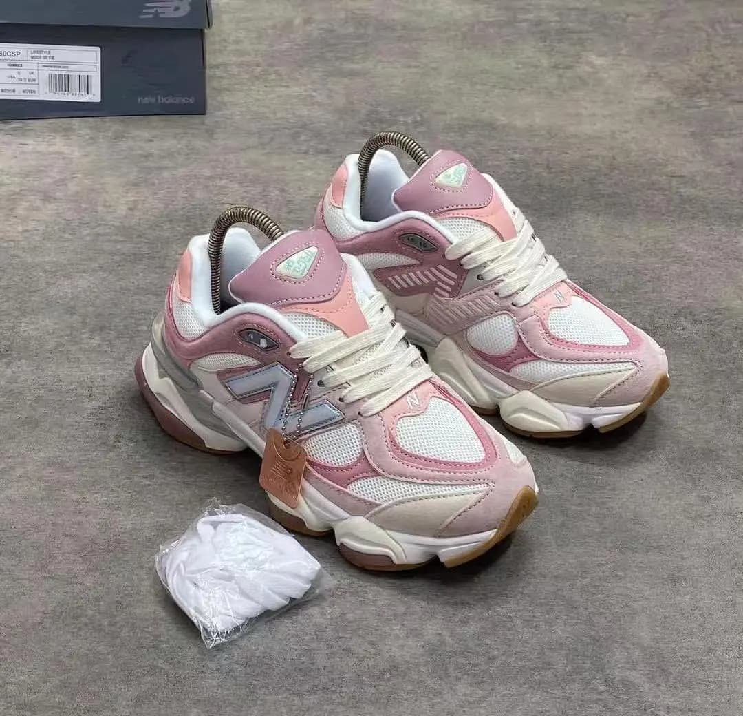 New Balance 9060 in White 2 - side view