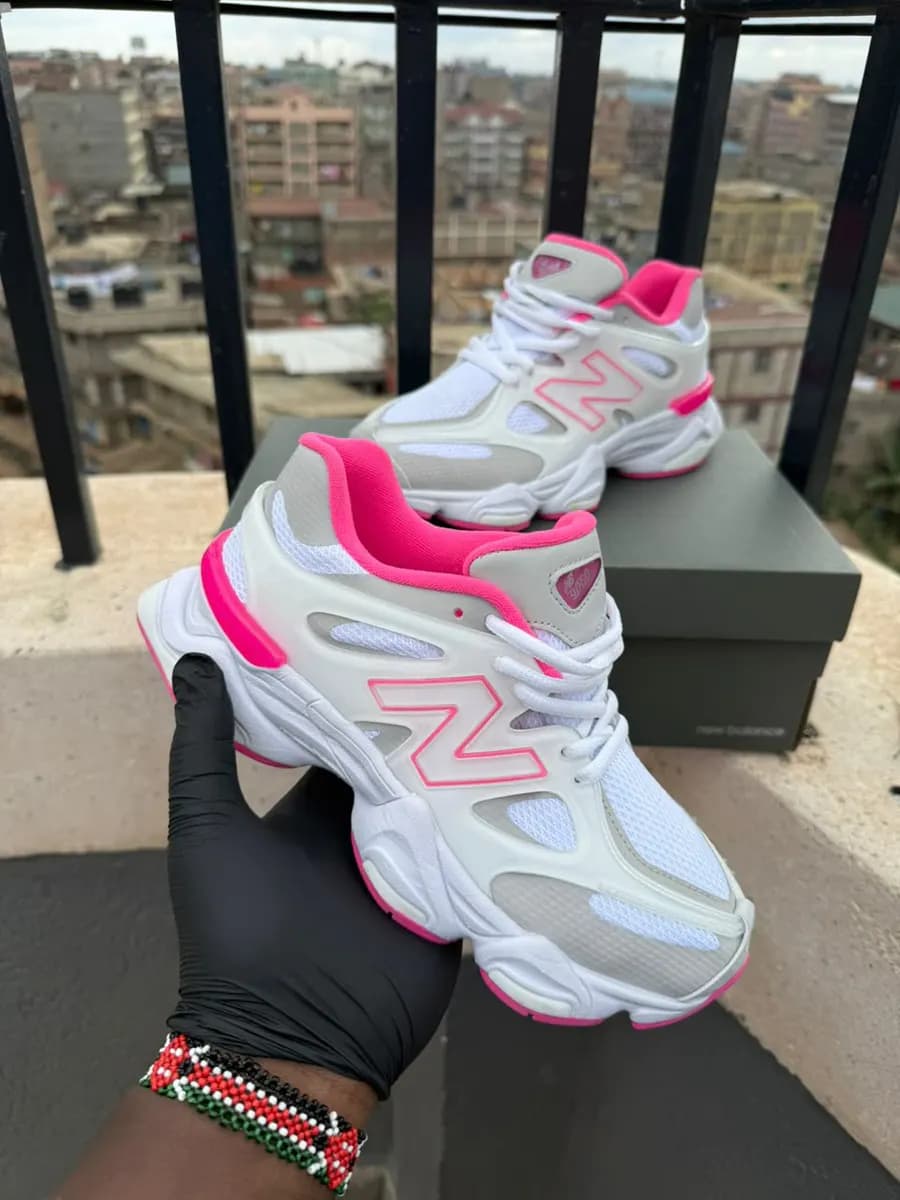 New Balance 9060 in White 5 - side view