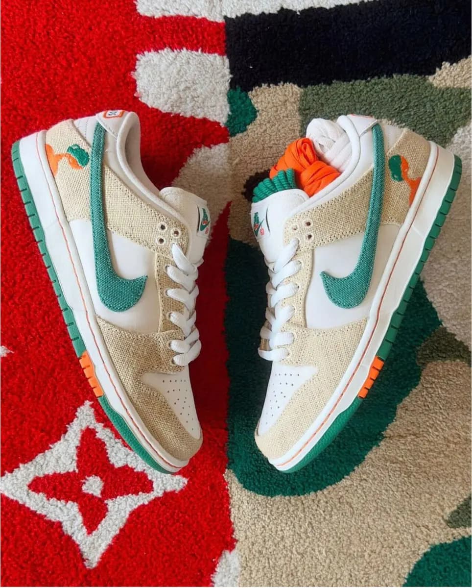 Nike Dunk Low in White 3 - side view