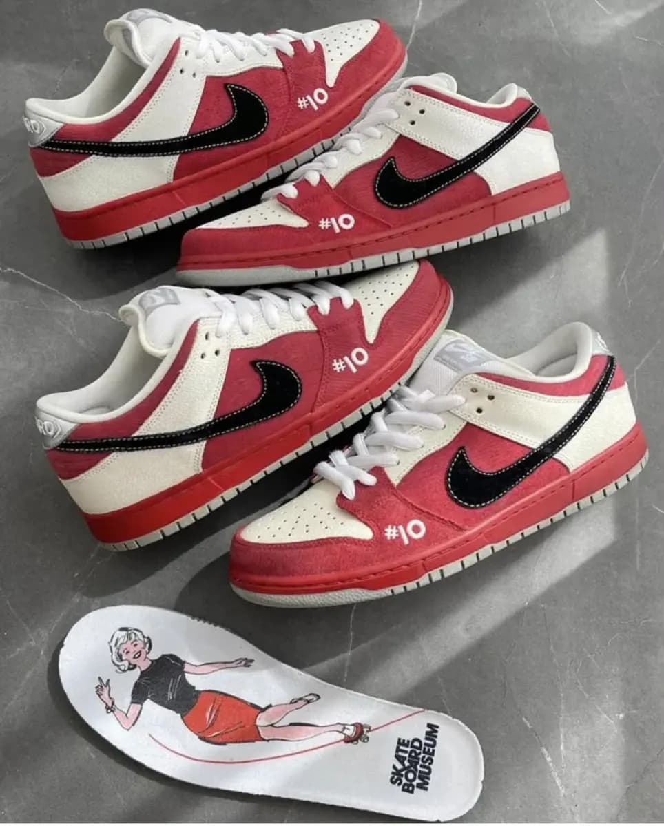 Nike Dunk Low in White 4 - side view