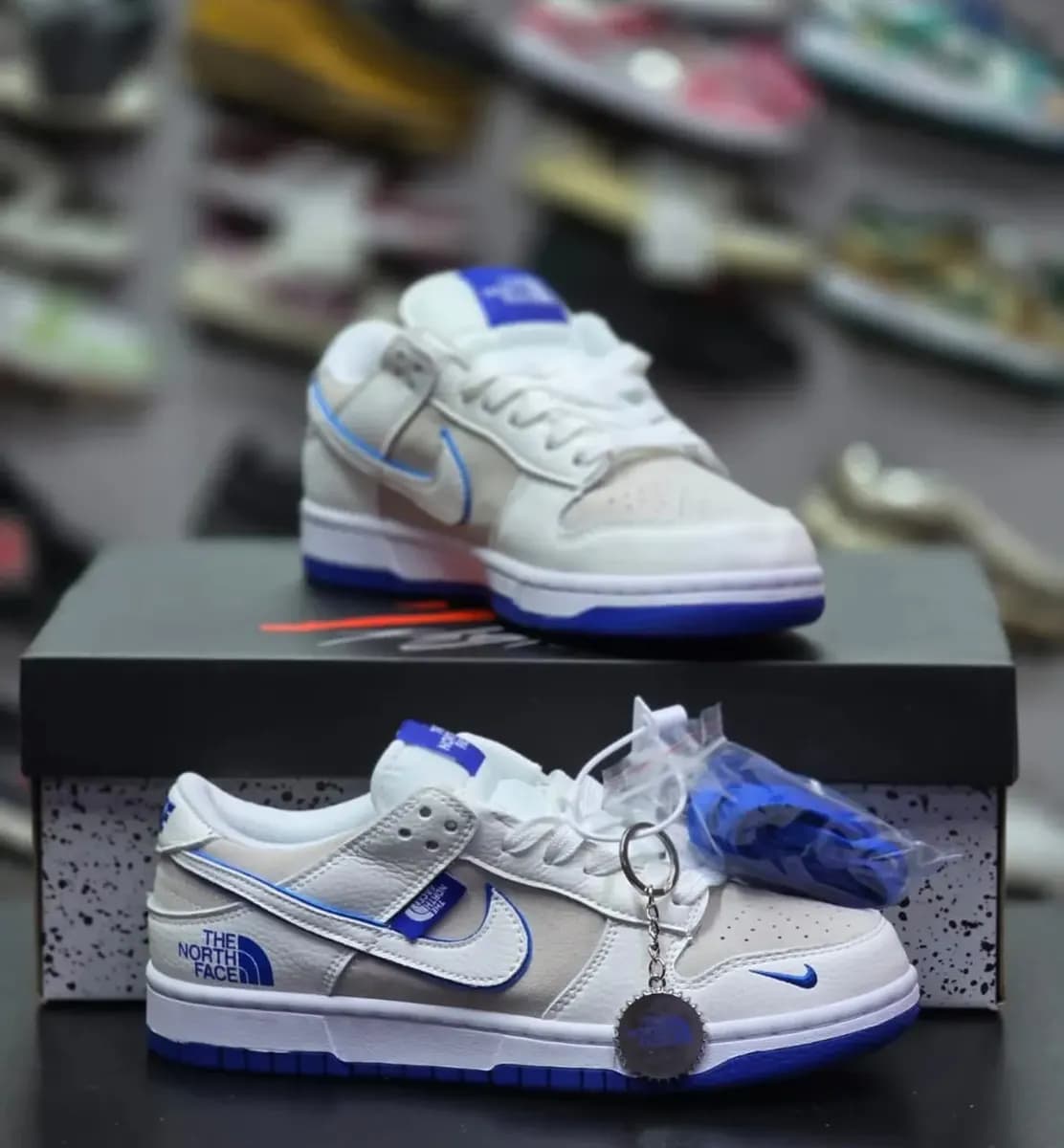 Nike Dunk Low in White 5 - side view