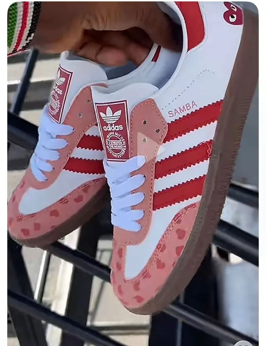 Adidas Samba in White 3 - side view