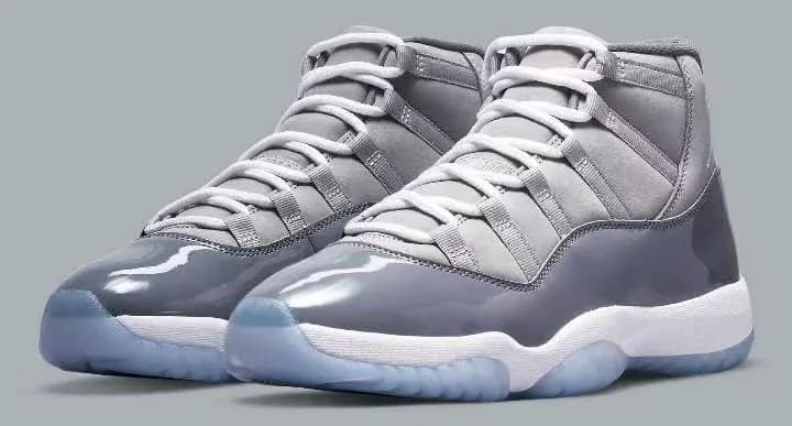 Jordan Sneaker in Grey - side view