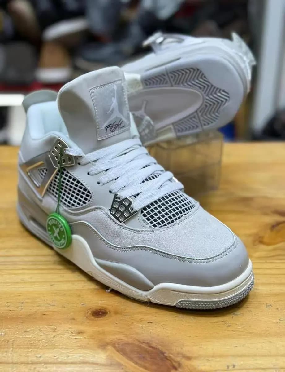 Jordan Sneaker in Grey - side view