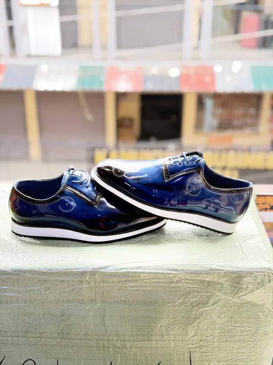 Blue Patent Leather Official Shoes