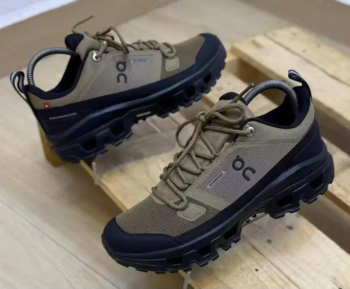 On Cloud Waterproof Trail Sneakers Green