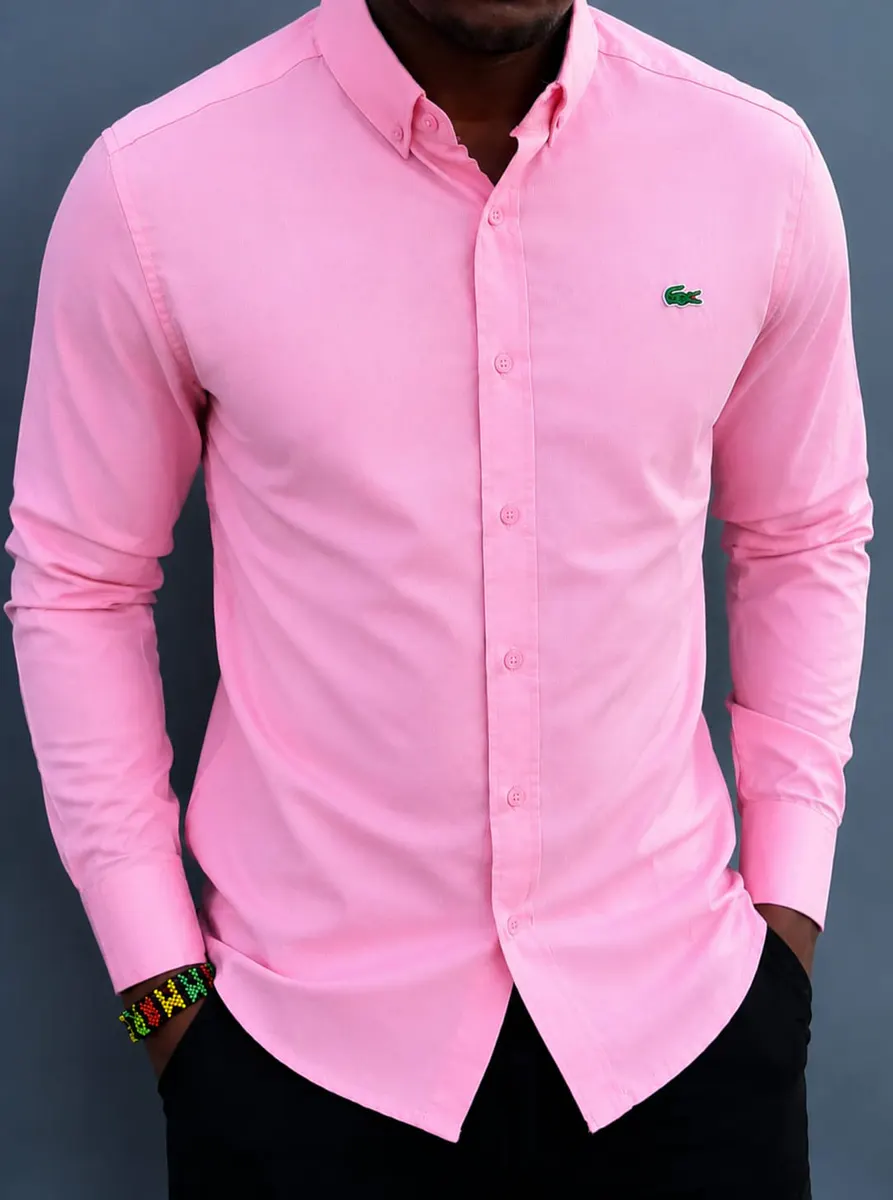 Lacoste Pink Long Sleeved Shirt