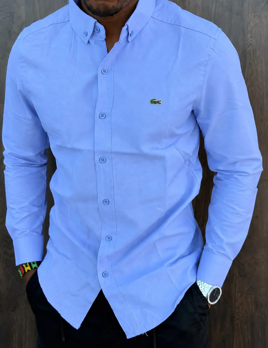 Lacoste Light Blue Long-Sleeved Shirt