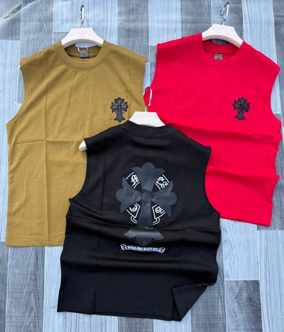 Chrome Hearts Cross Sleeveless Shirt
