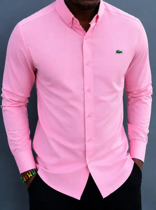 Lacoste Pink Long Sleeved Shirt