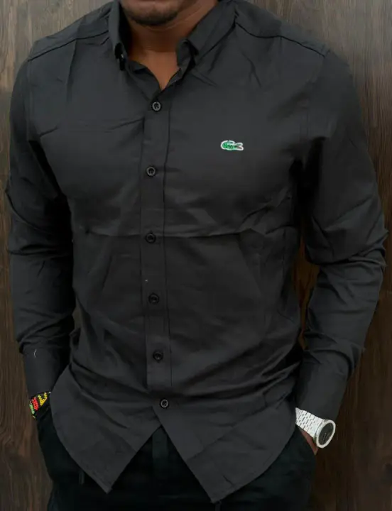 Lacoste Black Long-Sleeve Shirt