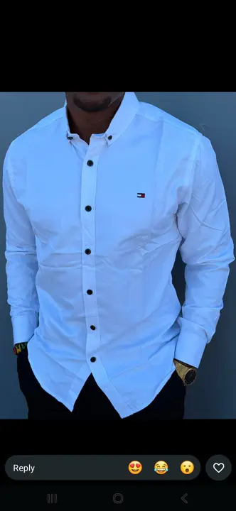 Tommy Hilfiger White Long-Sleeved Shirt