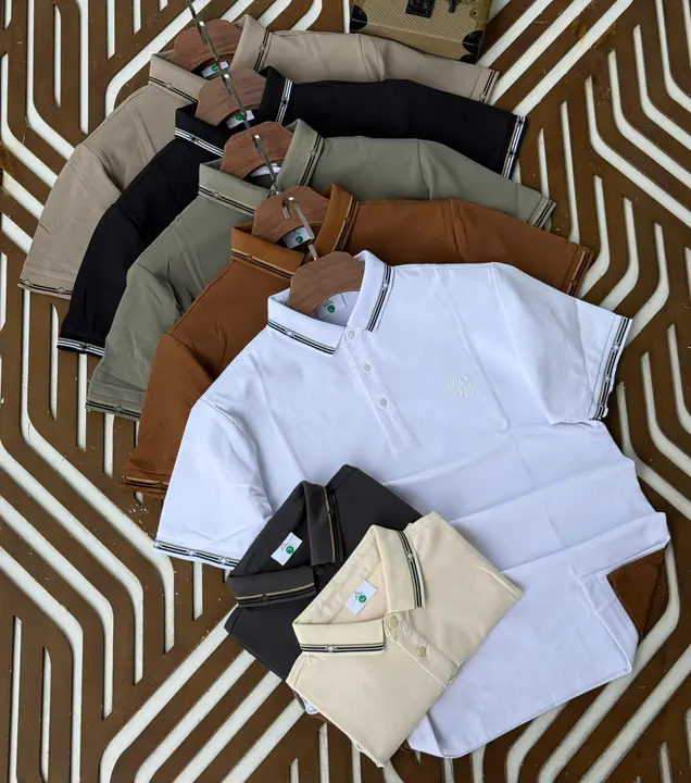 Loewe Patterned Collar Polo Shirt