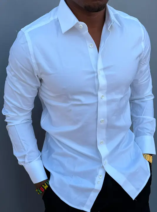 White Long-Sleeved Official Shirt
