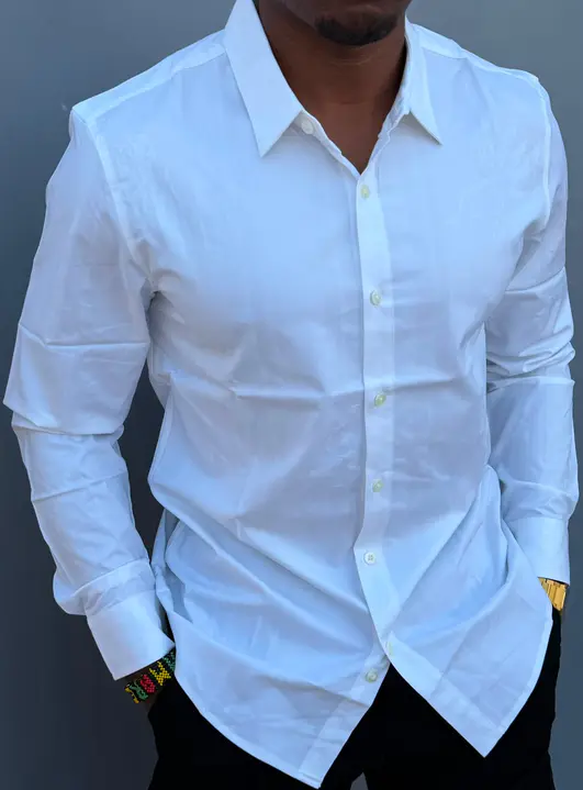 White Long-Sleeved Official Shirt