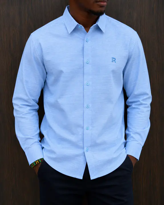 Sky Blue Long-Sleeved Official Shirt