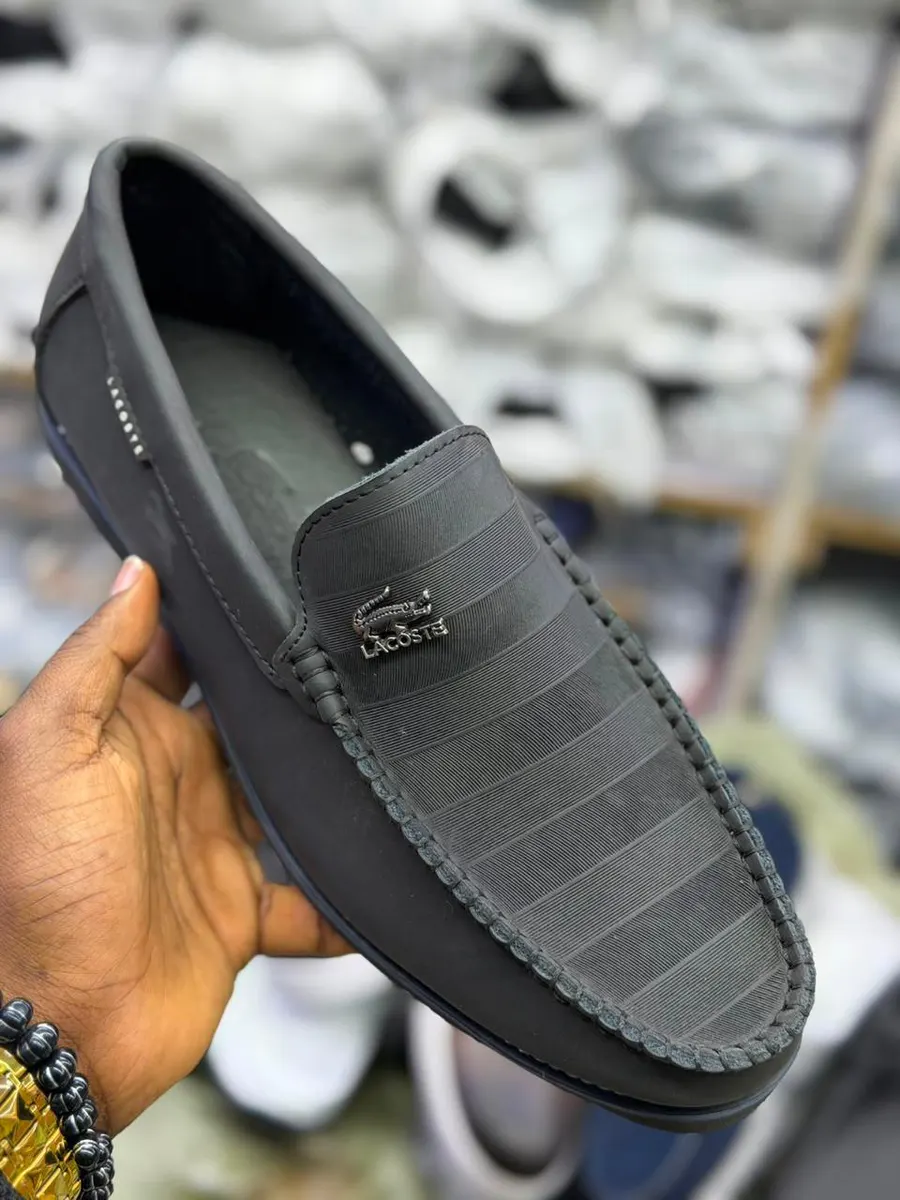 Lacoste Ribbed Slip-On Loafer