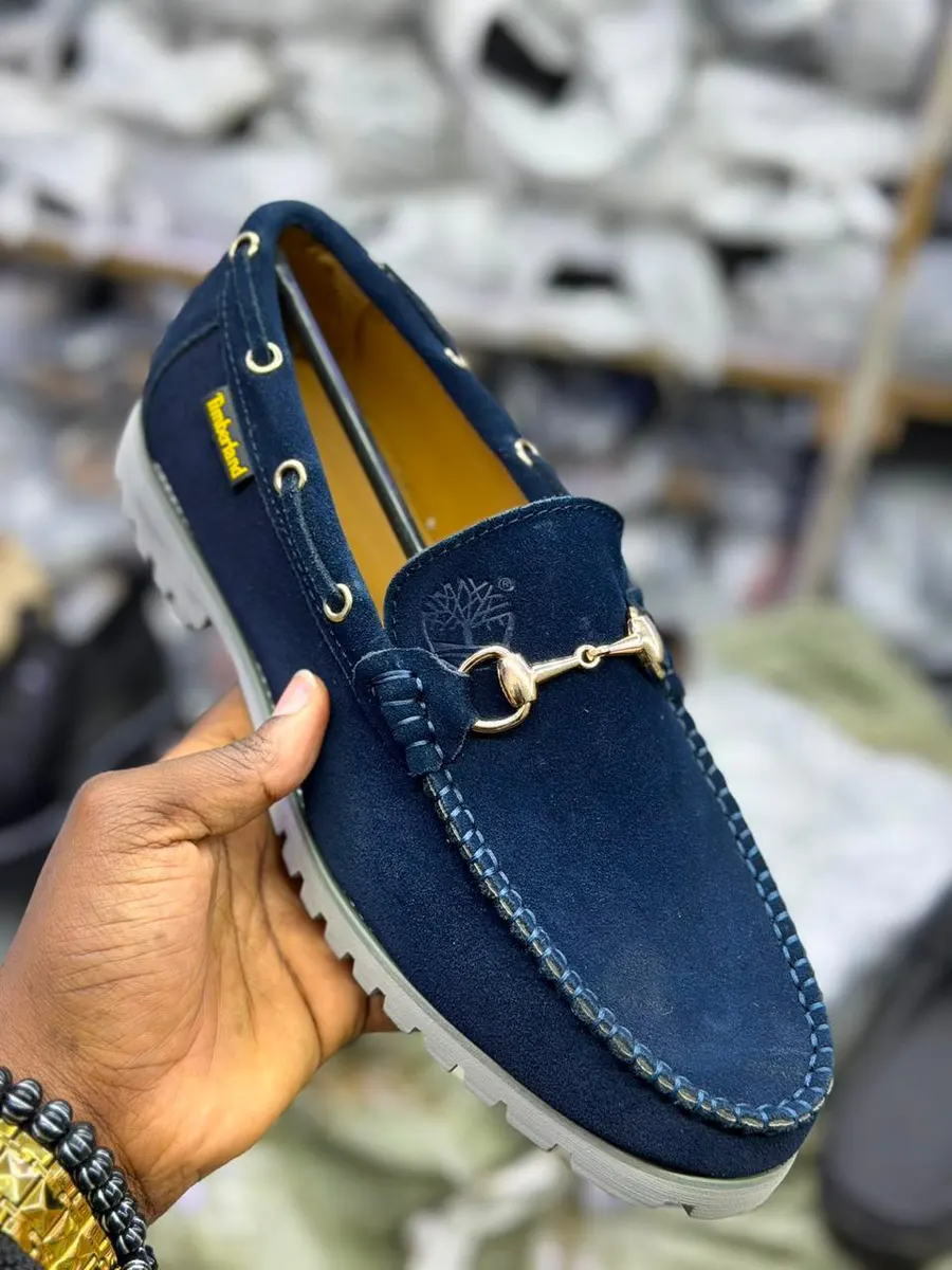 Timberland Navy Suede Horsebit Loafer