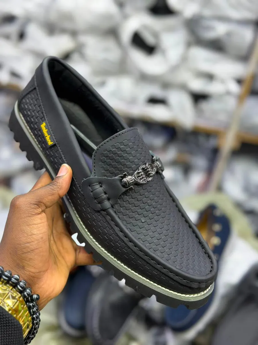 Timberland Black Woven Loafer