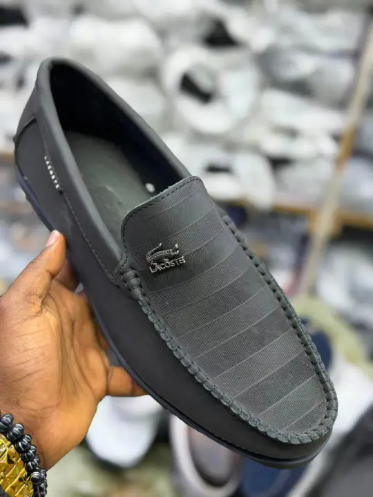 Lacoste Ribbed Slip-On Loafer