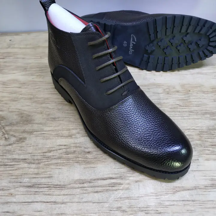 Clarks Black Leather Official Boots
