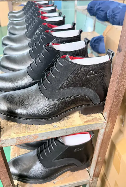 Clarks Black Leather Official Boots