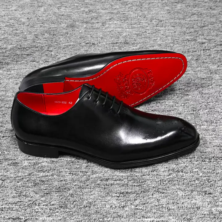 Black Leather Oxford Official Shoes