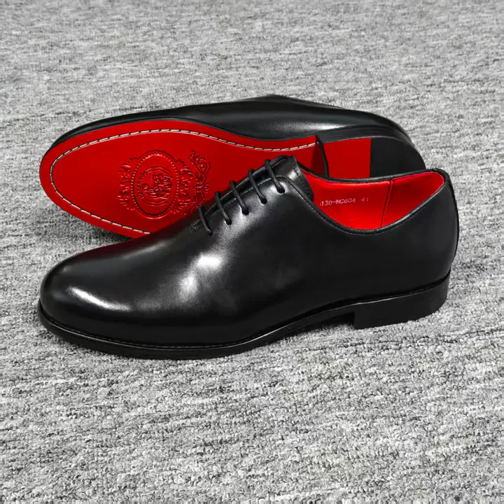 Black Leather Oxford Official Shoes