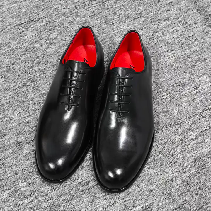 Black Leather Oxford Official Shoes