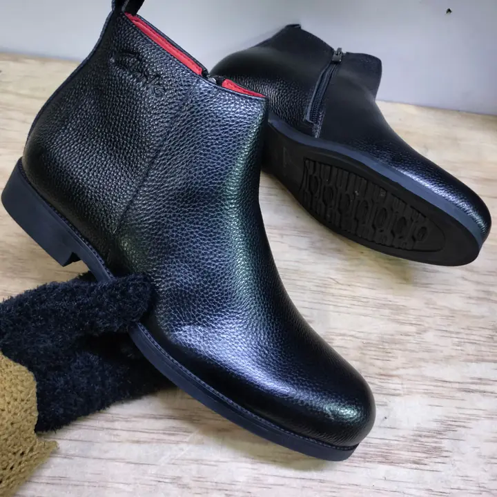 Clarks Black Leather Ankle Boots