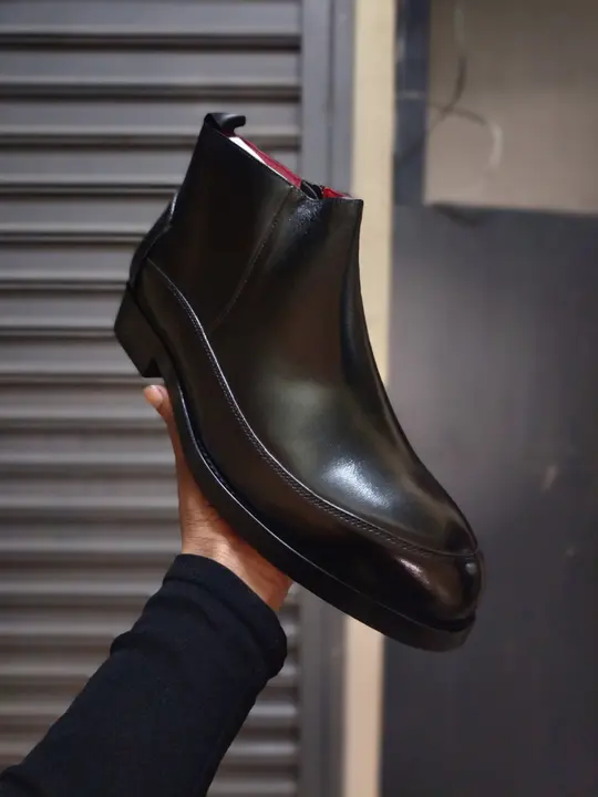 Black Leather Official Boots
