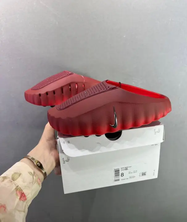 Nike Red Mule Slip-On Slides