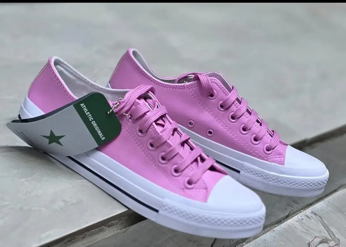 Athletic Originals Pink Low-Top Sneakers