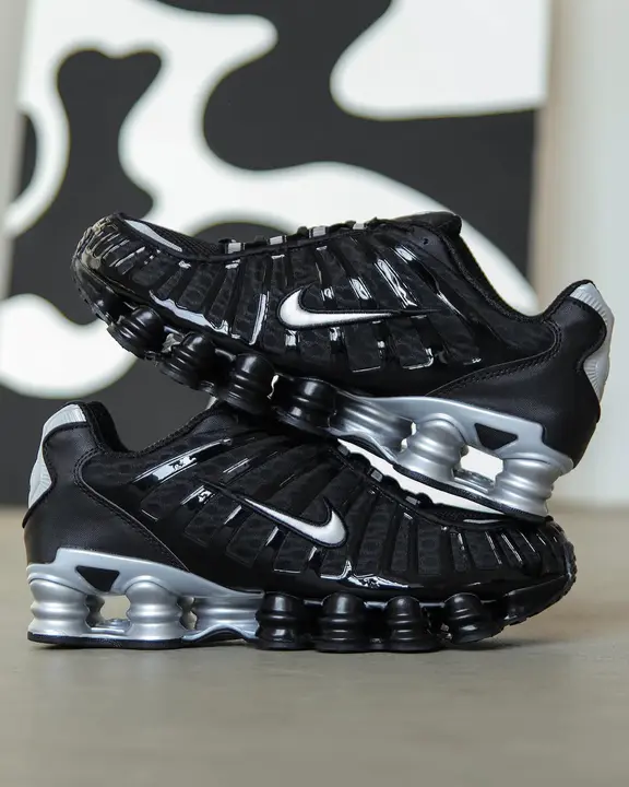 Nike Shox TL Black Metallic Silver