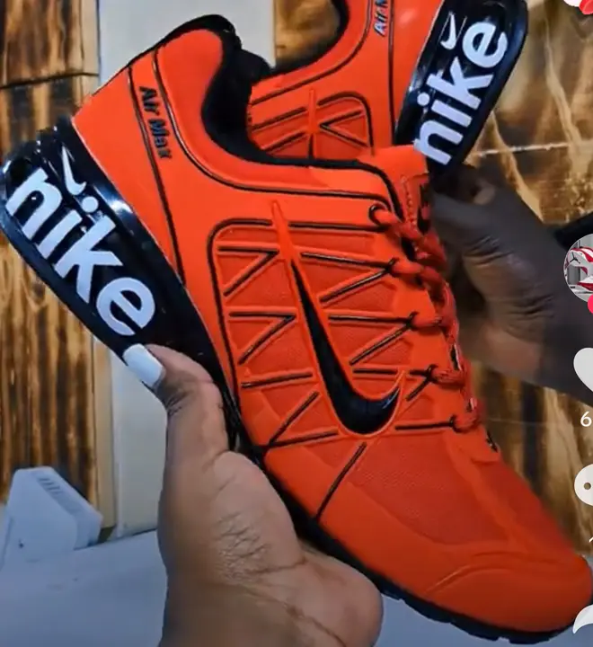 Nike Air Max Orange Black Sneakers